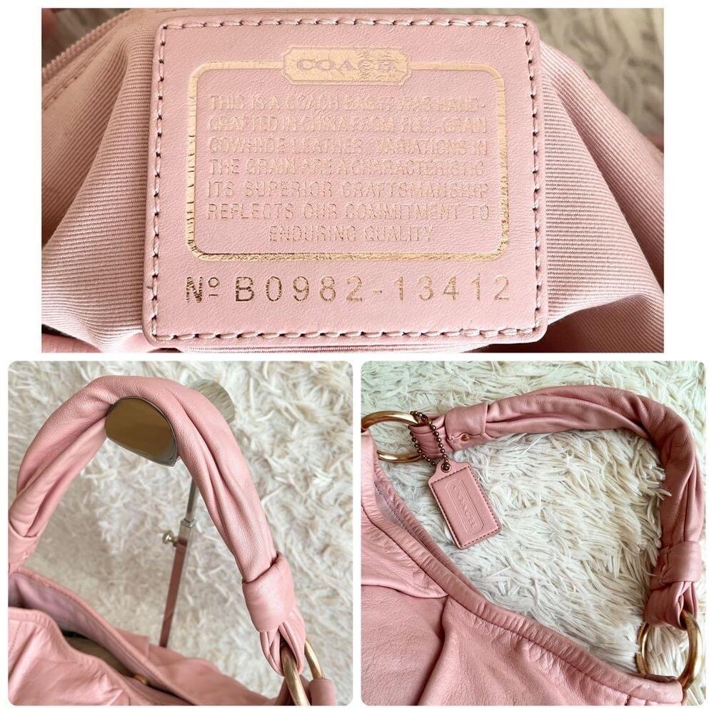 Vintage Coach Parker Hobo in Light Pink HTF - Picture 2 of 9